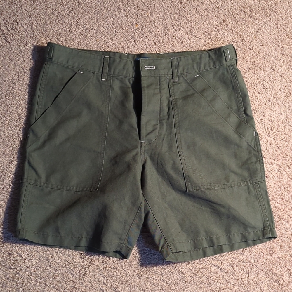 J. Crew Men's Olive Green Utility Shorts
